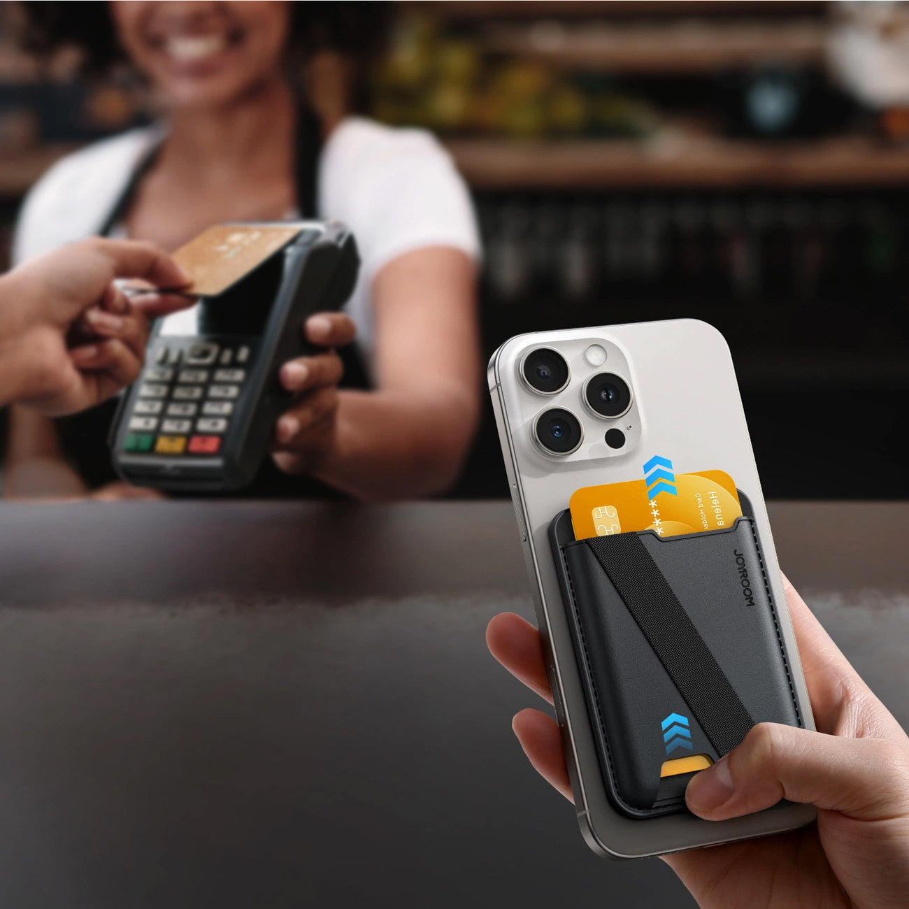 MagSafe Wallet, Joyroom, JR-ZS432, Black