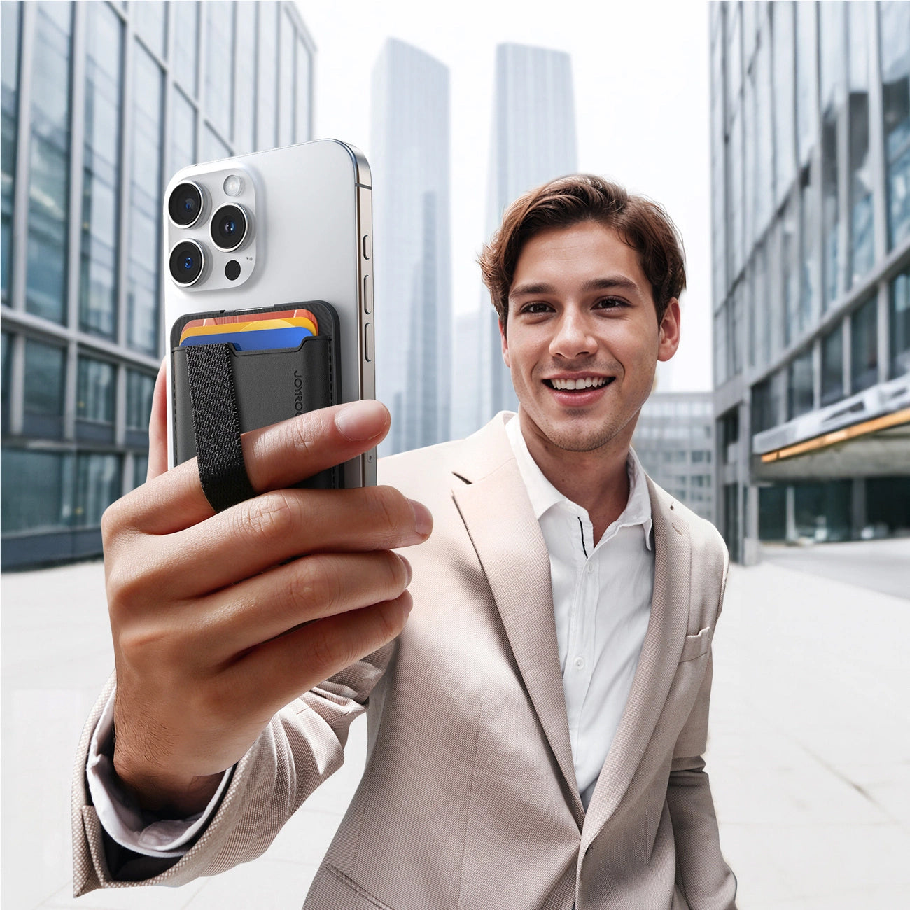 MagSafe Wallet, Joyroom, JR-ZS432, Black