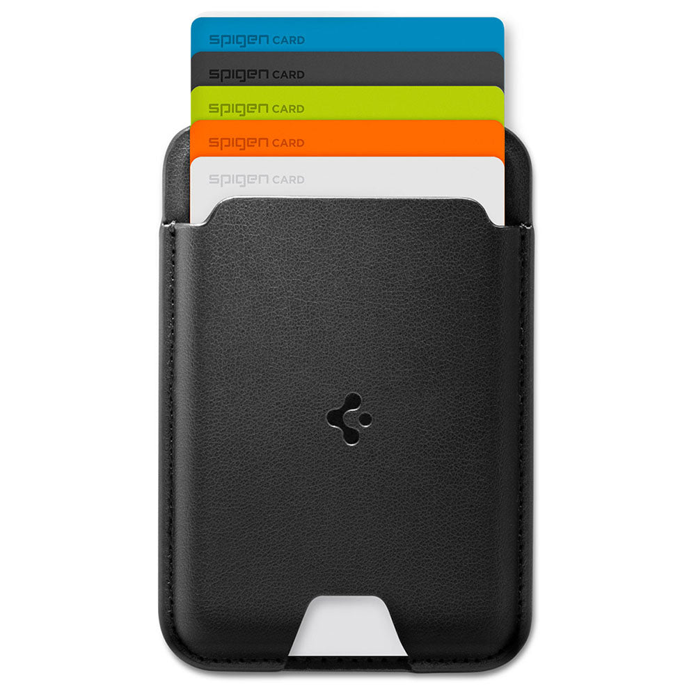 MagSafe Wallet, Spigen, Valentinus MagFit, Black AFA11337