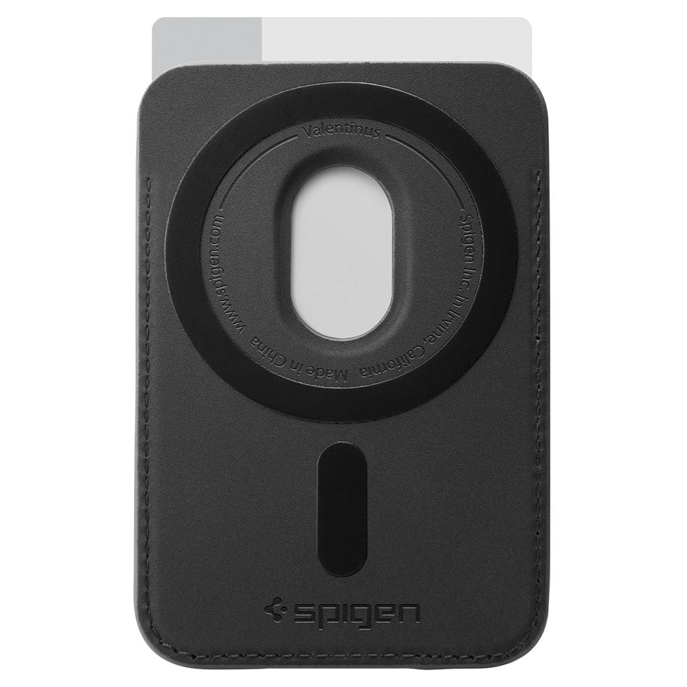 MagSafe Wallet, Spigen, Valentinus MagFit, Black AFA11337
