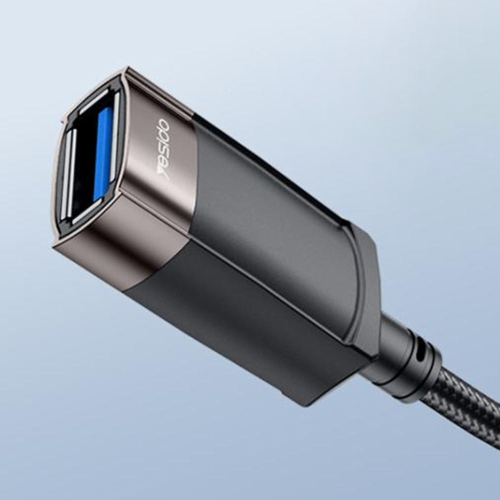 Yesido GS26 USB Extender, 1.5m, Gray