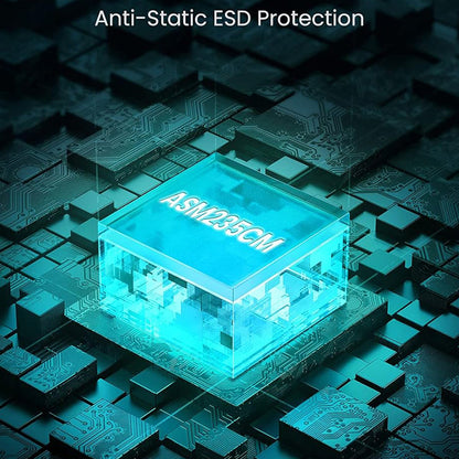 UGREEN CM300 Rack (70499) for HDD / SSD SATA 2.5inch, USB-C, Gray