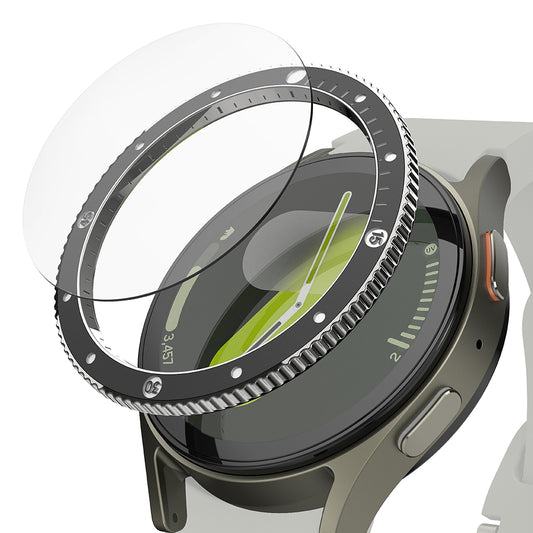 Ringke Premium Styling Protection Frame for Samsung Galaxy Watch7 44mm, Model 2, Black