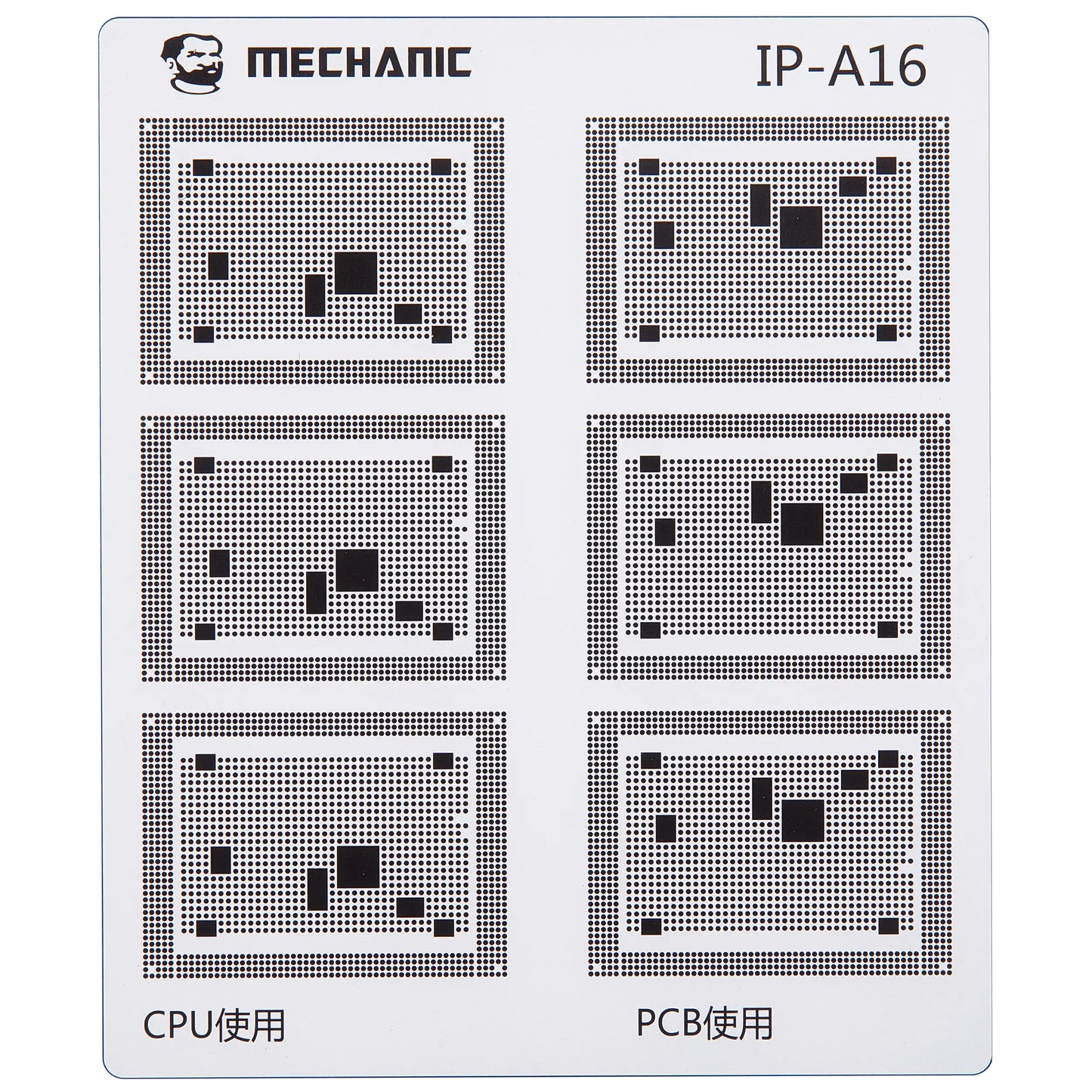 CI Mechanic Isolation Template for Apple iPhone 6 - 16 Series