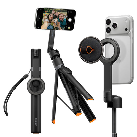 Selfie Stick Bluetooth Spigen S582W, Universal, Black AMP11372