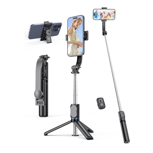 Selfie Stick Bluetooth Techsuit C01, Universal, Black