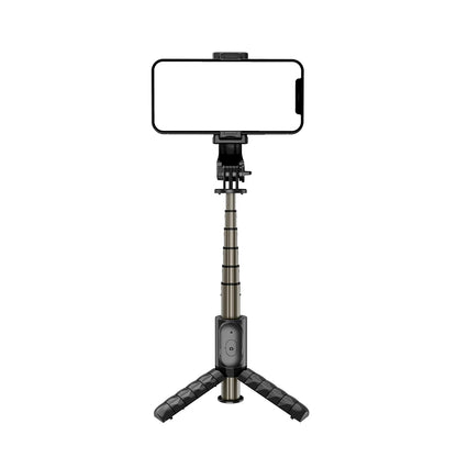 Selfie Stick Bluetooth Techsuit Q10, Universal, Black