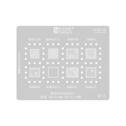 Amaoe BGA Stencil for Qualcomm QU1-8 Series CPU