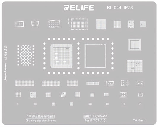 Relife RL-044 IPZ3 BGA Screen for Apple iPhone 7 / 7 Plus, CPU
