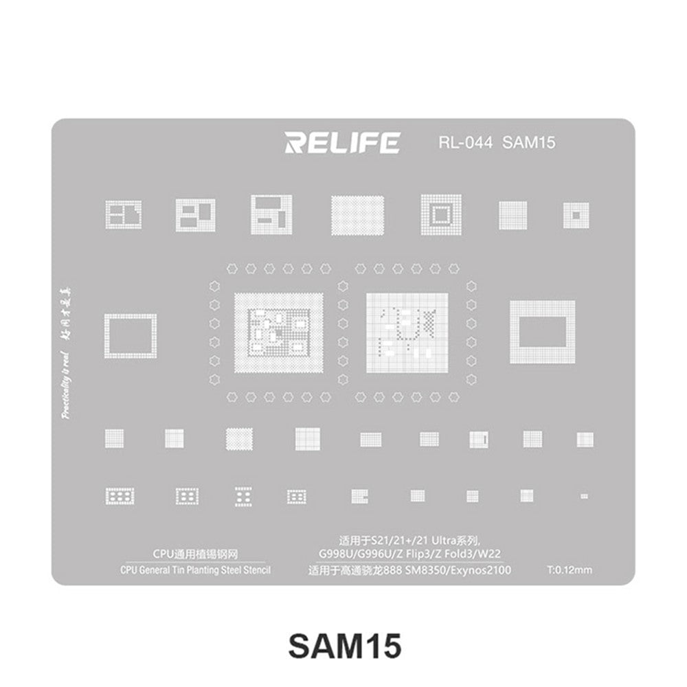 BGA Stencil Relife RL-044 V2.0 for Samsung Series CPU