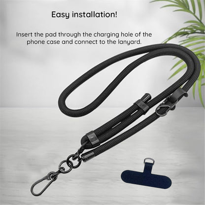 Techsuit Phone Lanyard RCS1-71, Dark Purple