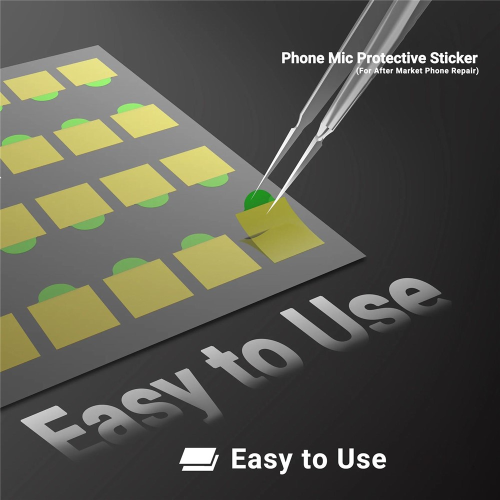 Microphone Protection Sticker 2UUL DA32, Set of 500 pieces