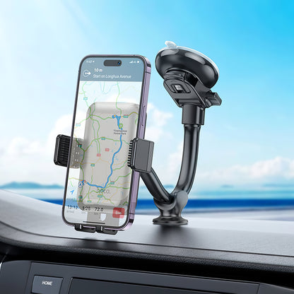 Car Holder HOCO H27, 4.7inch - 7inch, Black 