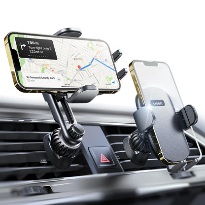 Lisen Car Holder, 4.7inch - 7.2inch, Black YL0222060011
