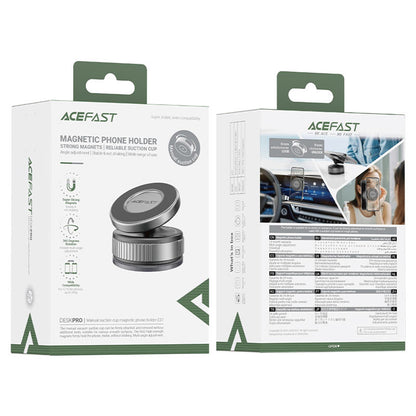 Acefast E27 Magnetic Car Holder, Universal, Grey