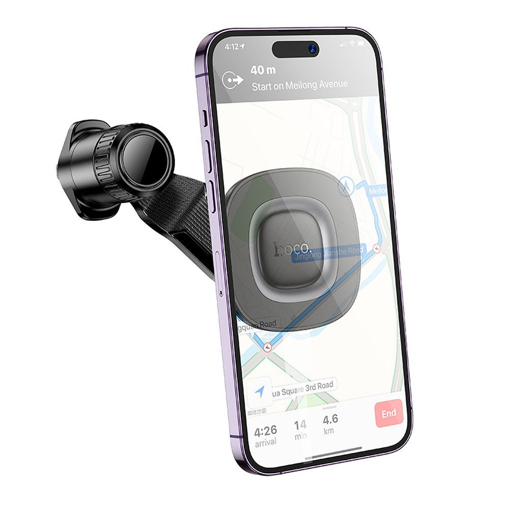 Magnetic Car Holder HOCO H74, Universal, Grey