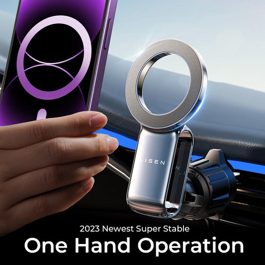 Lisen Magnetic Car Holder, Universal, Black YL0224050012