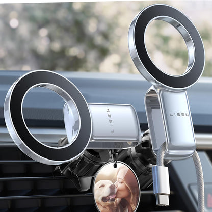 Lisen Magnetic Car Holder, Universal, Black YL0224050012