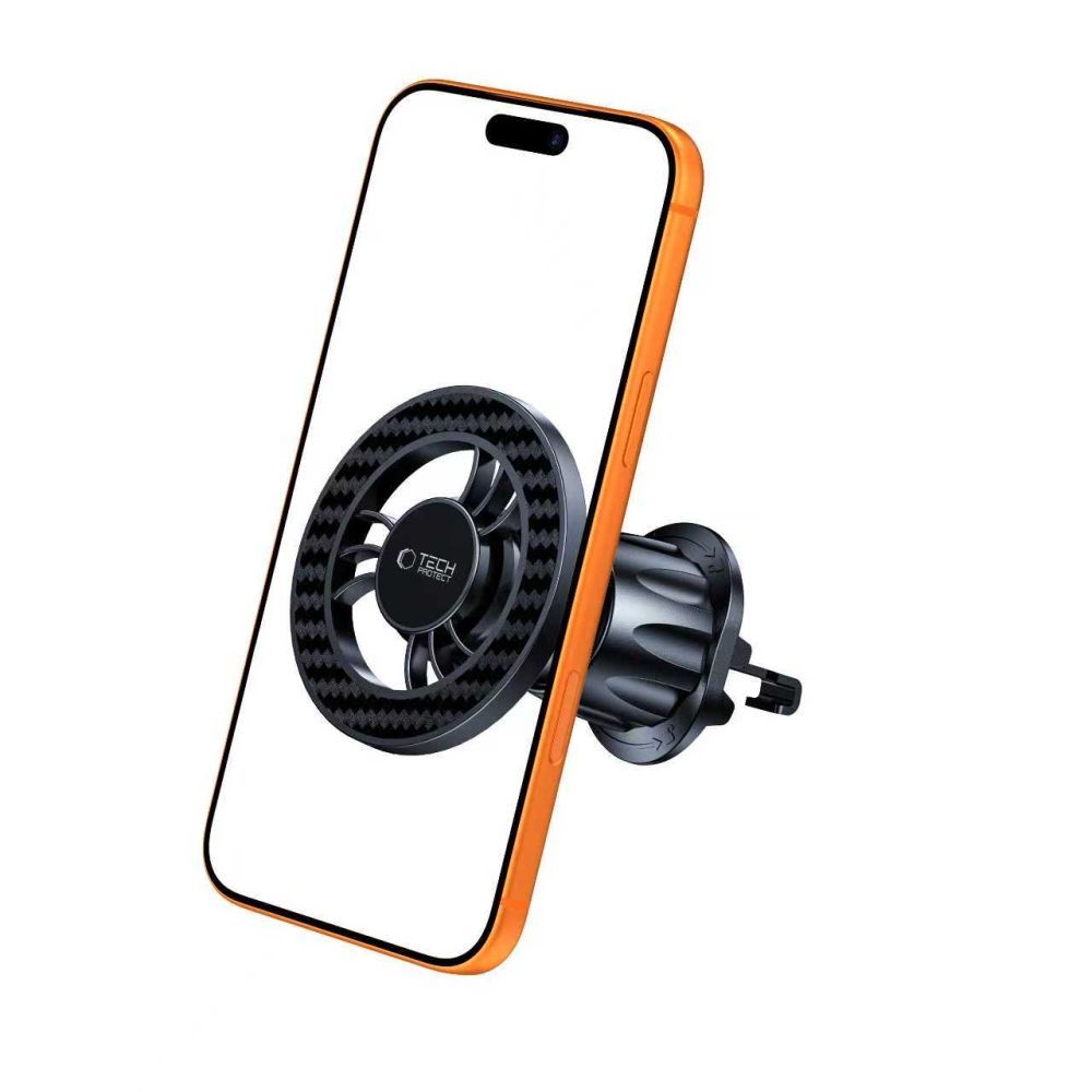 Tech-Protect N56 Carbon Vent Magnetic Car Holder, Universal, Black