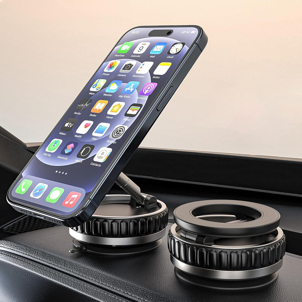 Techsuit S15 Universal Magnetic Car Holder, Black