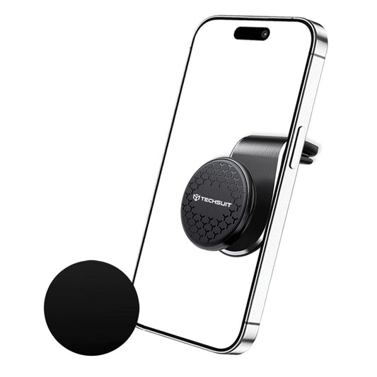 Techsuit S8 Magnetic Car Holder, Universal, Silver