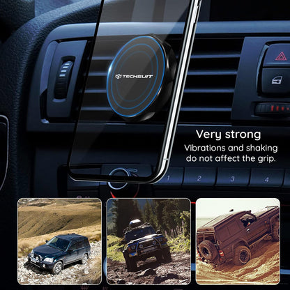 Magnetic Techsuit S9 Car Holder, Universal, Silver