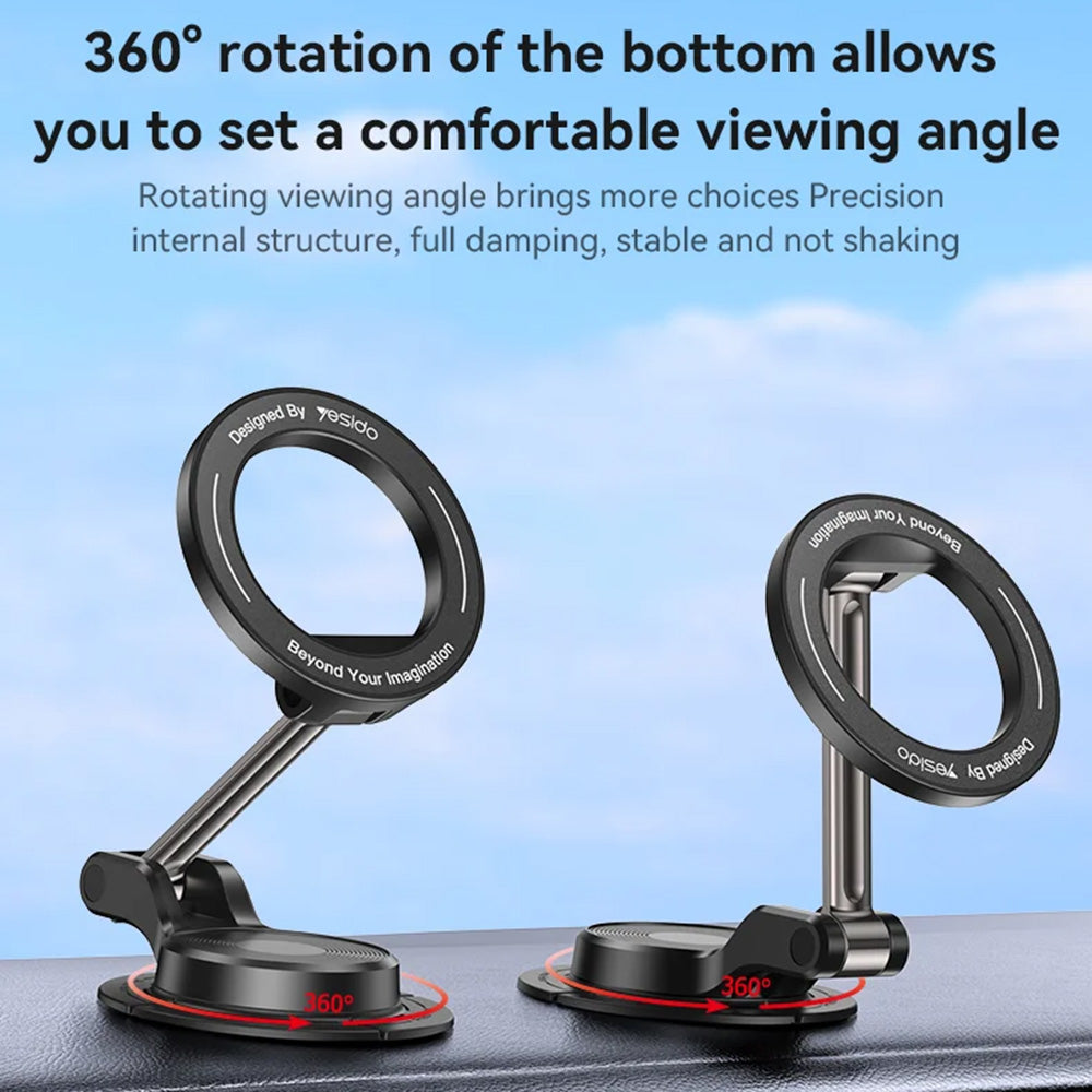 Yesido C218 Magnetic Car Holder, Universal, Black