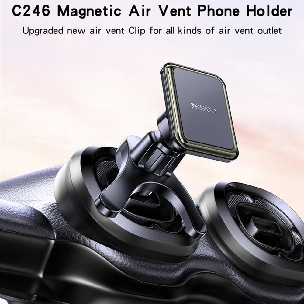 Yesido C246 Magnetic Car Holder, Universal, Black