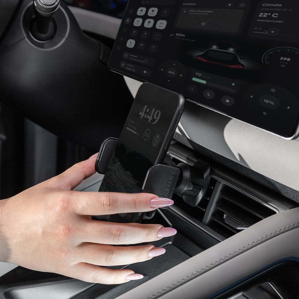 Proove Crystal Clamp Plus Auto Holder, 4.7inch - 6.9inch, Black CHCCP0000001