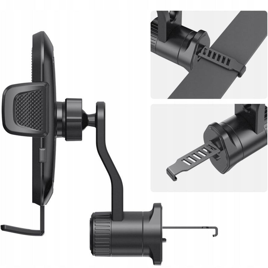 Tech-Protect V8 Rotary Vent Car Holder, Universal, Black