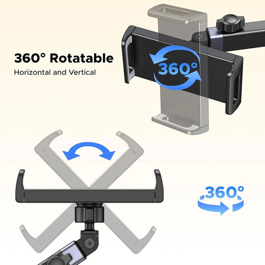 UGREEN LP904 Car Headrest Mount (55443), 4.7inch - 9.8inch, Black