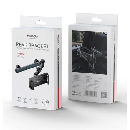 Yesido C294 Car Headrest Mount, 4.7inch - 13inch, Black