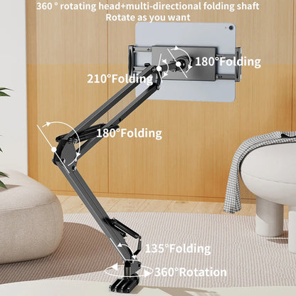 Yesido C296 Desk Stand for Phone / Tablet, 4inch - 12.9inch, Black