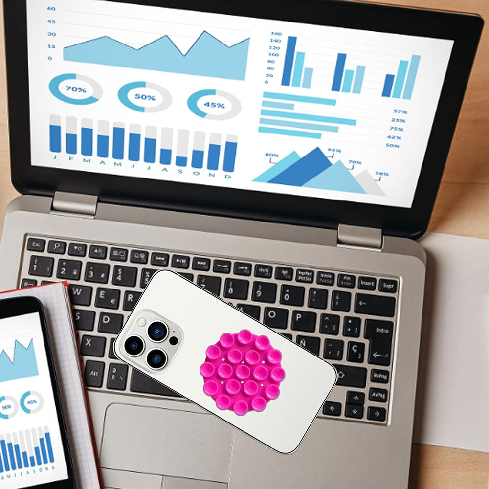 Techsuit SY-CUP Suction Cup Holder, Yellow