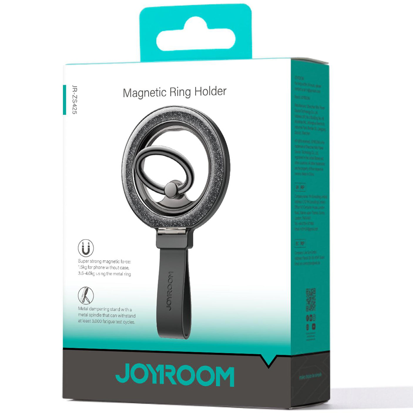 Joyroom JR-ZS425 Glitter Ring Holder, Universal, Black