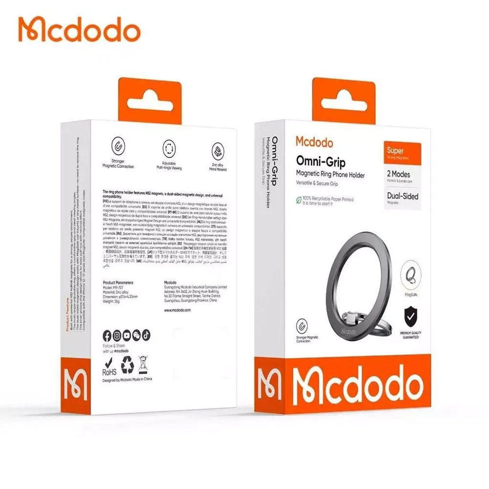 McDodo MR-7070 Ring Holder, Universal, Black