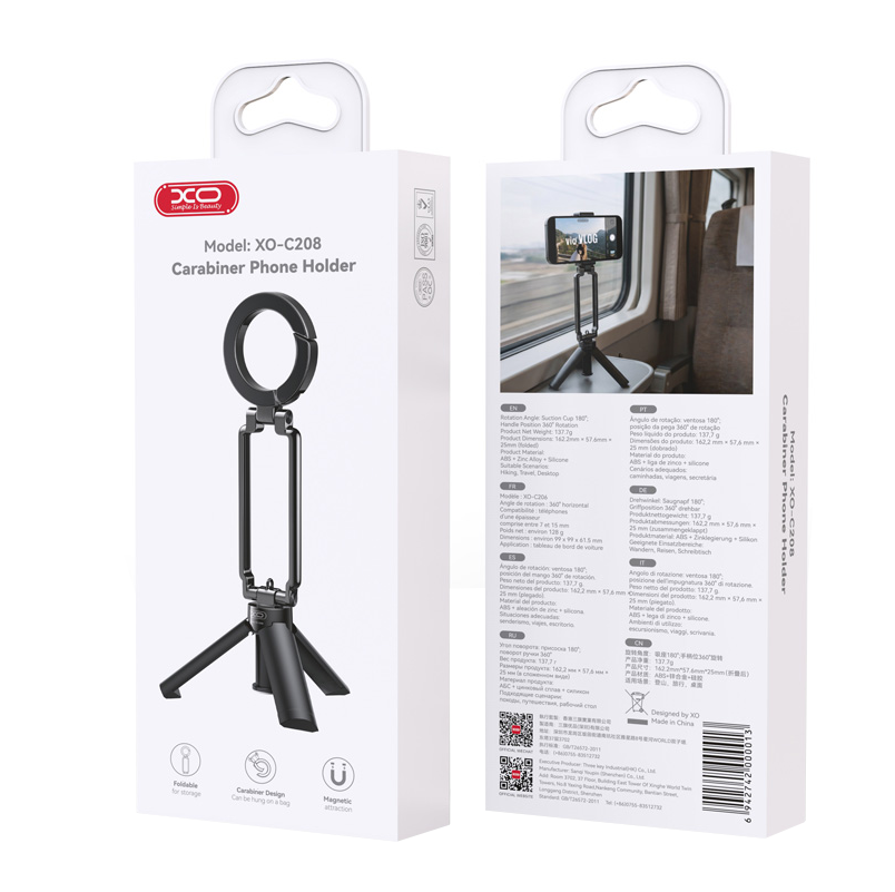XO Design C208 Magnetic Stand, Universal, Black