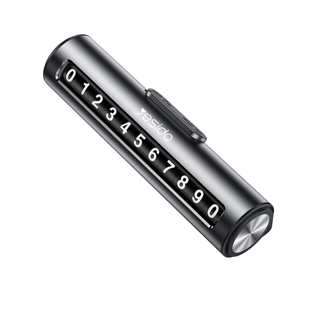 Yesido C202 Car Phone Number Holder, Black
