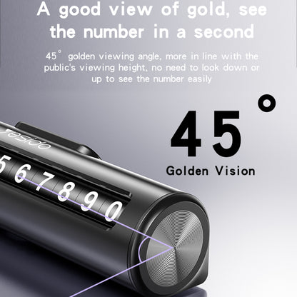 Yesido C202 Car Phone Number Holder, Black