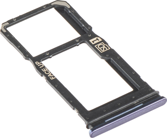 SIM Card Holder for Motorola Moto G67, Gray (Pantone Arctic Seal), Service Pack S948E99065