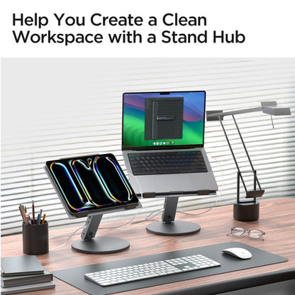 Spigen LD204H Laptop Stand, Silver