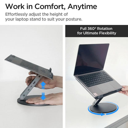 Spigen LD204H Laptop Stand, Silver