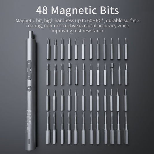 King'sdun Electric Screwdriver, 62in1, Gray