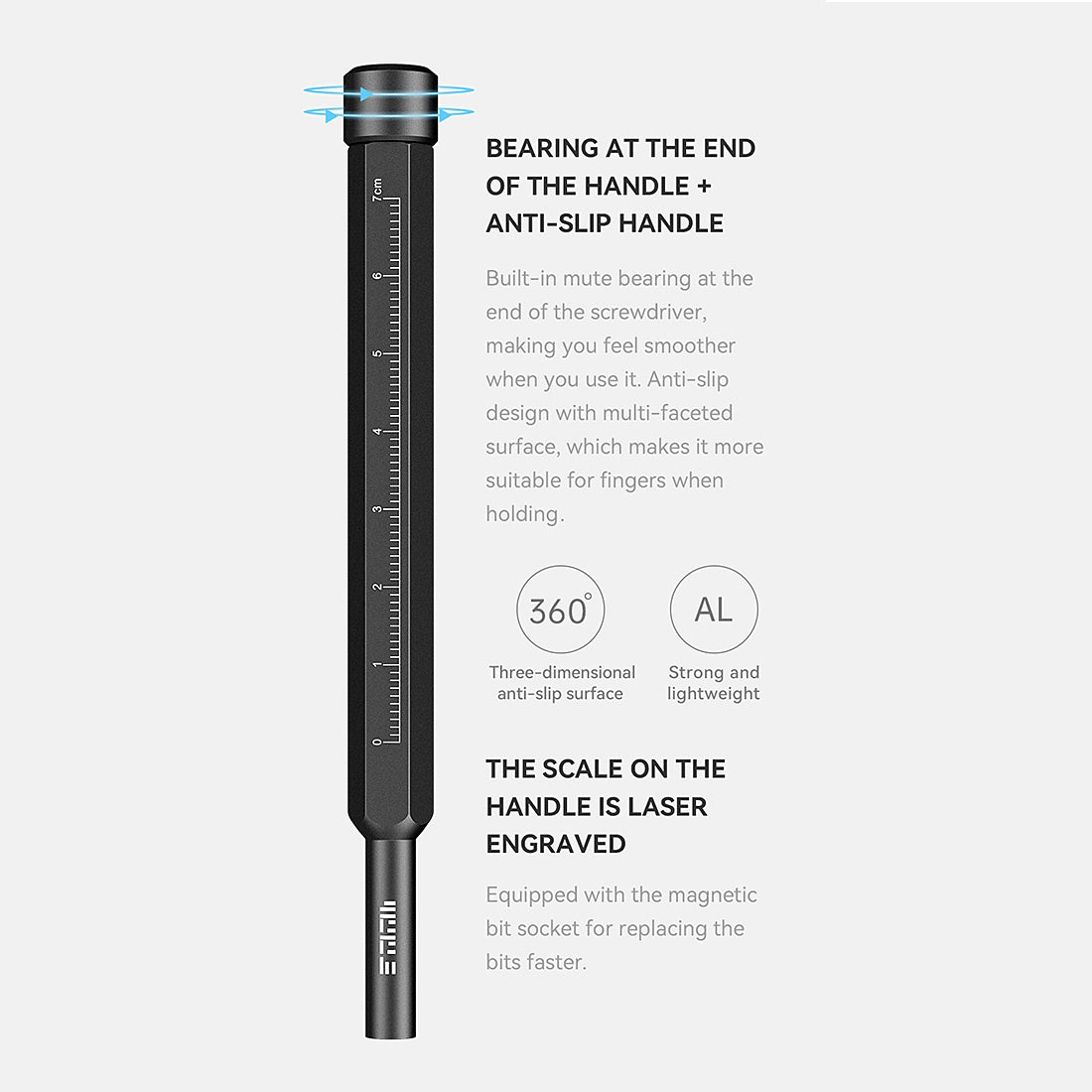 Jakemy JM-8180 Screwdriver, 47in1, Black