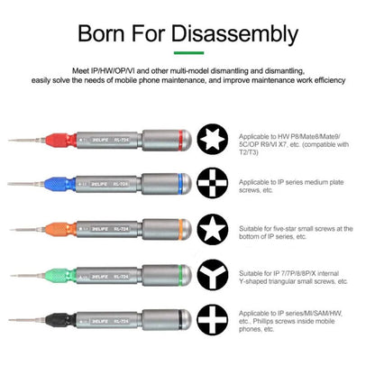 Relife RL-724A Screwdriver, 5in1