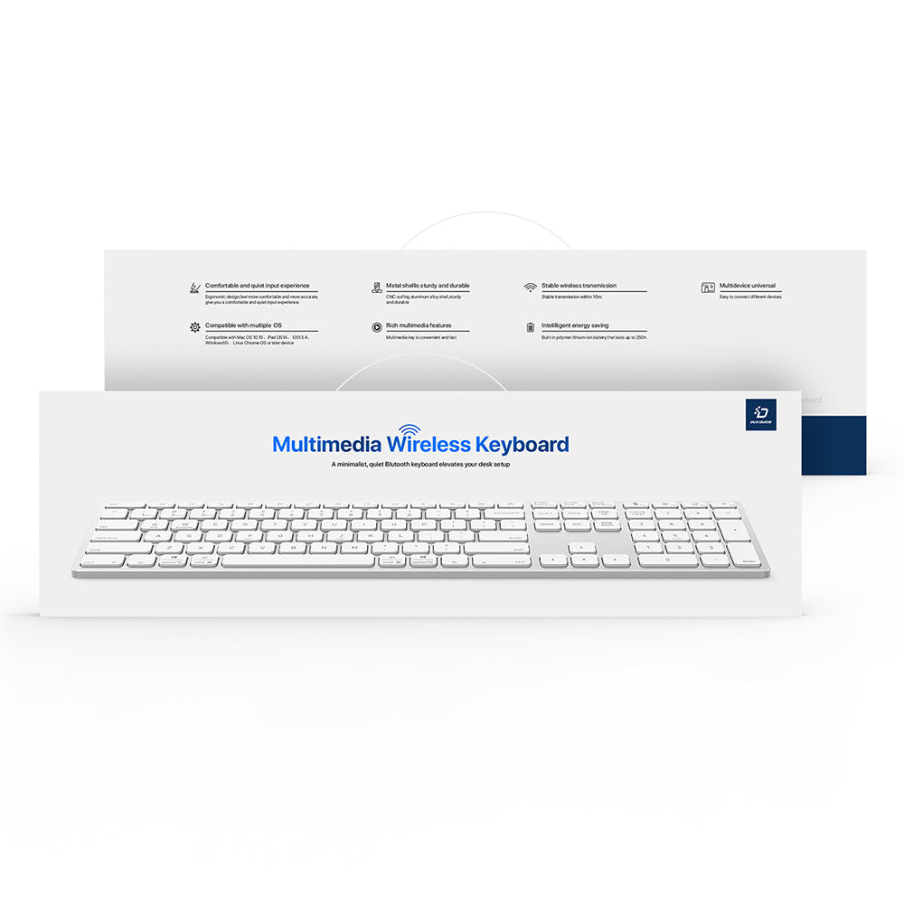 DUX DUCIS LK Bluetooth Keyboard, White