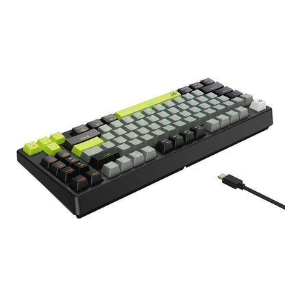 HAVIT KB904L Gaming Keyboard, RGB, 1.8m, Black Green