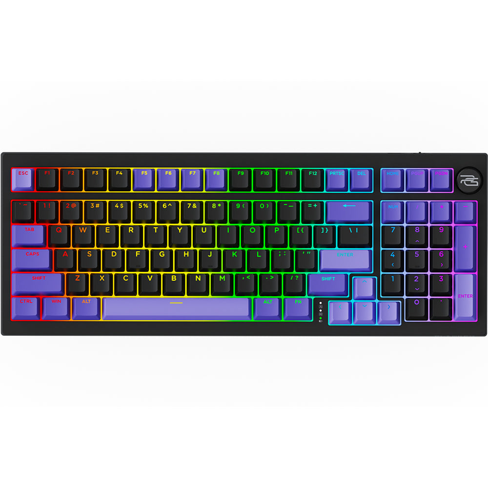 Proove Slicker Pro Wireless Gaming Keyboard, RGB, BT / Wi-Fi / Wired, 1.8m, Black WKSLPEN22416