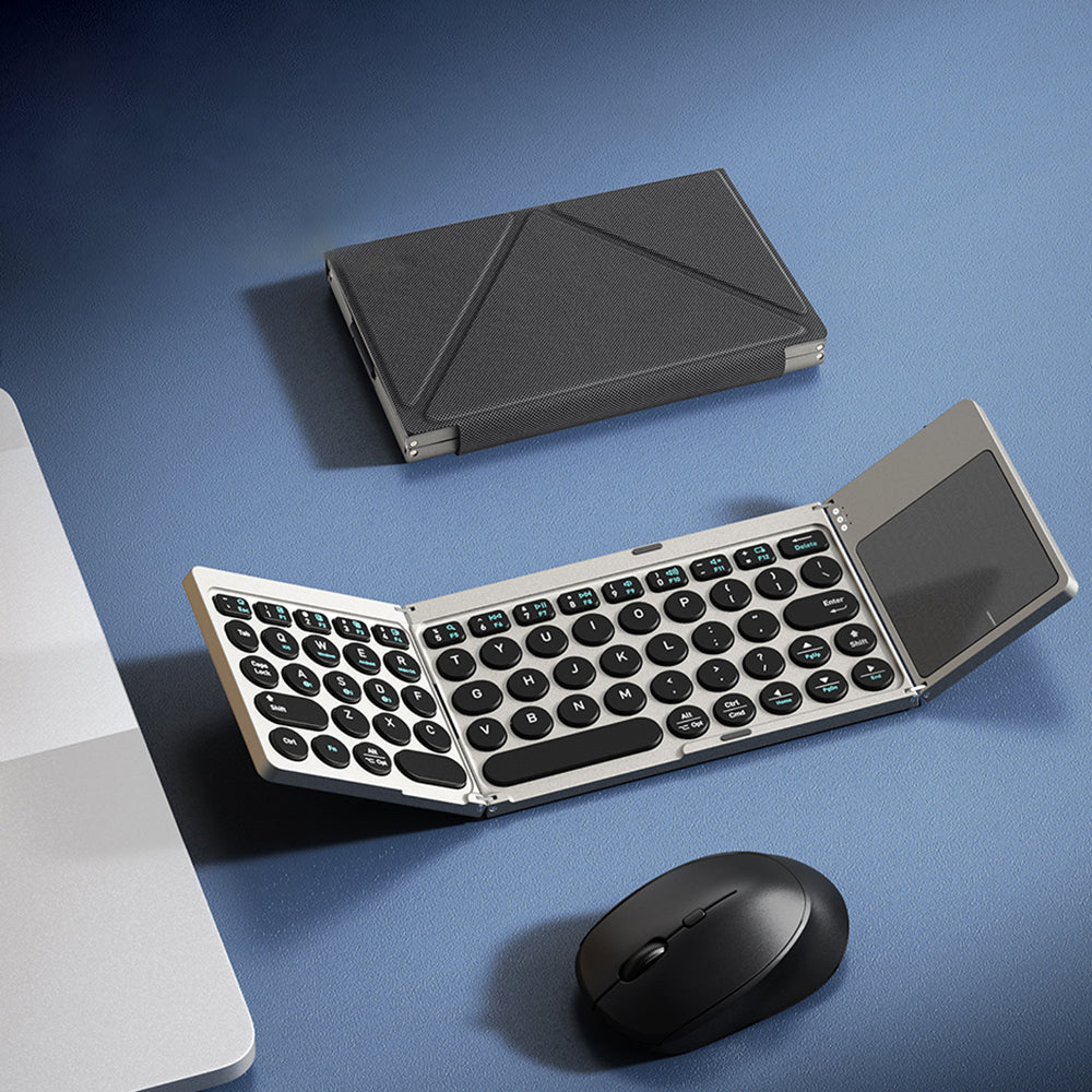 DUX DUCIS Foldable Bluetooth Keyboard, Black