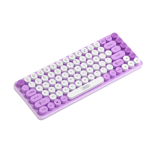XO Design KB-12 Wireless Keyboard, BT / Wi-Fi, Purple
